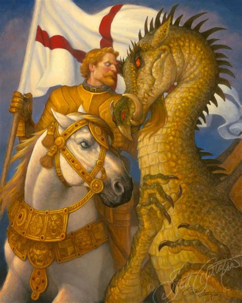 saint george and the dragon techniques